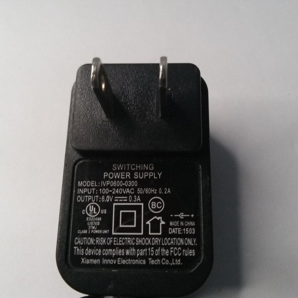 AC Adapter DC Wall Charger For Model: IVP0600-0300 Switching Power Supply - #6